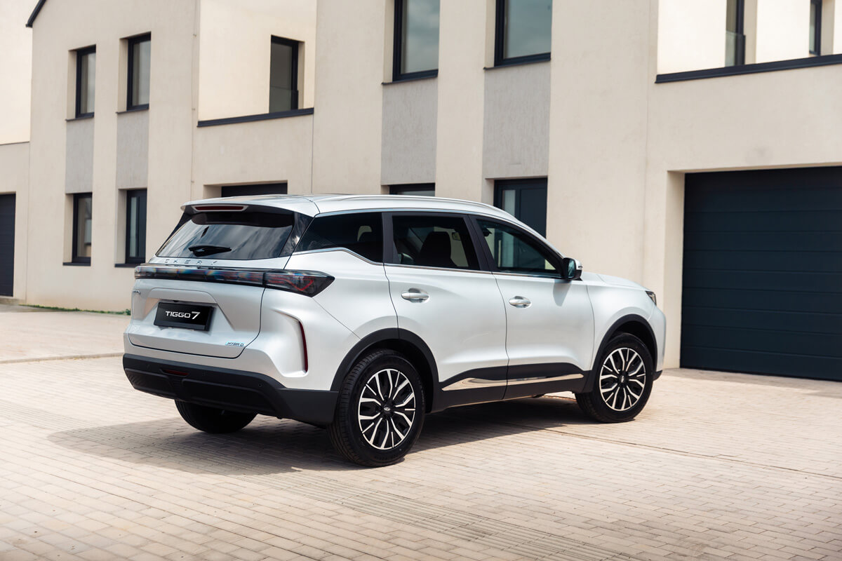 CHERY Tiggo 7 HEV – exteriér bok